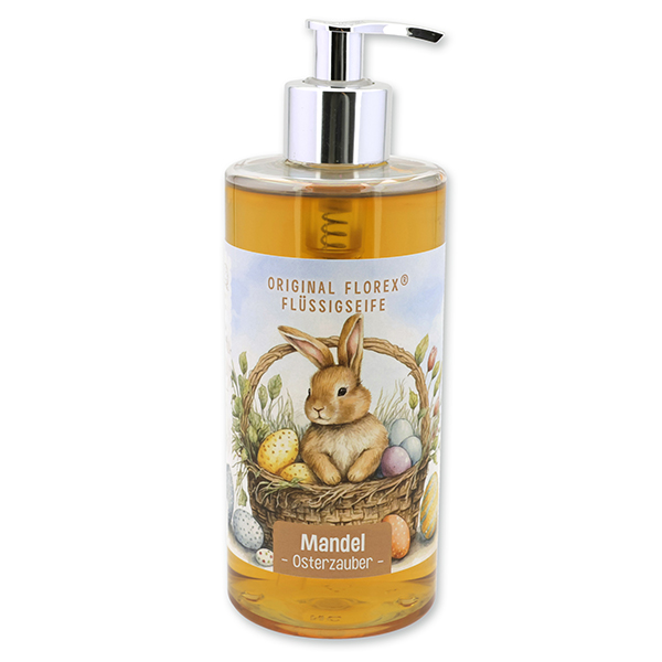 Flüssigseife mit biologischer Schafmilch 400ml "Osterzauber Motiv 5", Mandel 