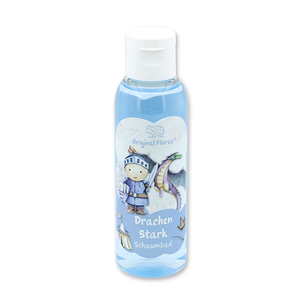 Foam bath with organic sheep milk 75ml in a bottle "Drachen Stark", Cloud breeze 