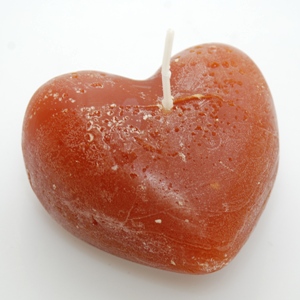 Candle Honey heart 