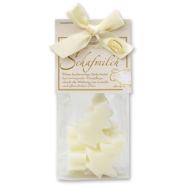 Sheep milk soap tree 5x16g in a cellophane bag "classic", Classic 