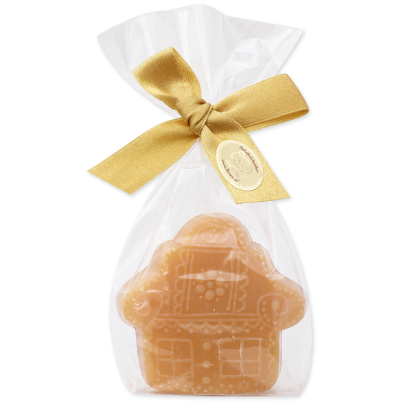 Schafmilchseife Lebkuchenhaus 50g, in Cello, Quitte 