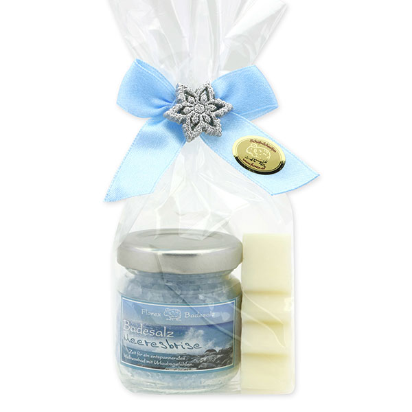 Bath set 2 pieces in a cellophane bag, Sea breeze 