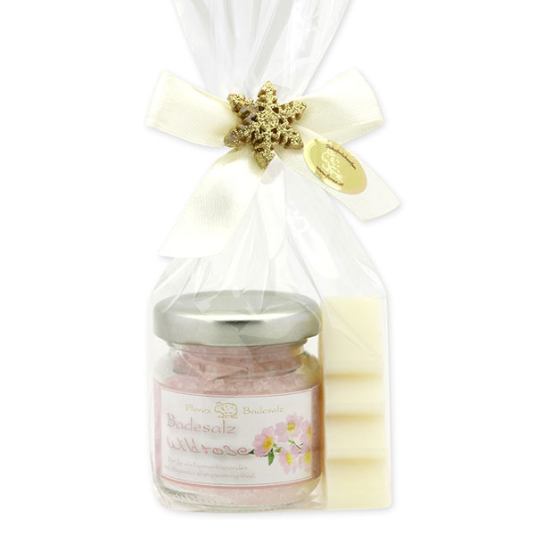 Badeset 2-teilig in Cello, Wildrose 