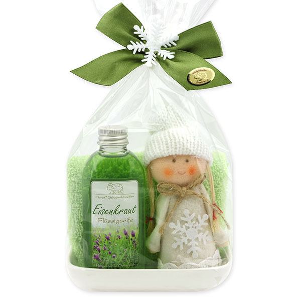 Care set 3 pieces with an angel in a cellophane bag, Verbena 