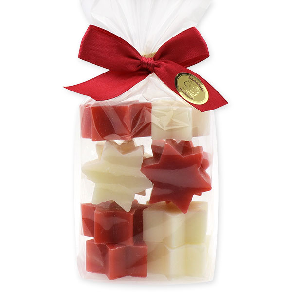 Sheep milk star soap 10x12g in a cellophane, Classic/pomegranate 