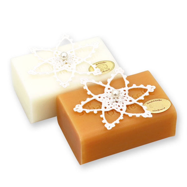 Sheep milk soap 100g decorated with a star, Classic/quince 