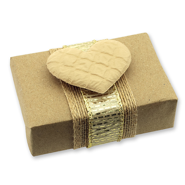 Schafmilchseife eckig 150g"Geschenkpäckchen", Zirbe 