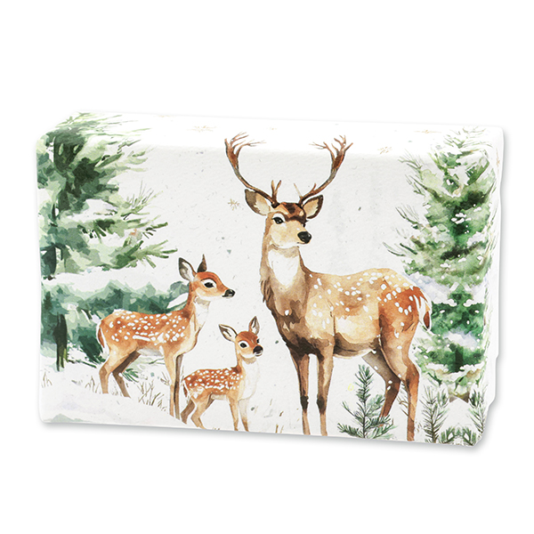 Sheep milk soap 150g Swiss pine "Christmas magic motif 25" 