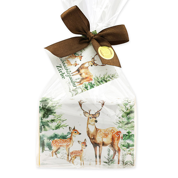 Sheep milk soap 150g Swiss pine "Christmas magic motif 25" 