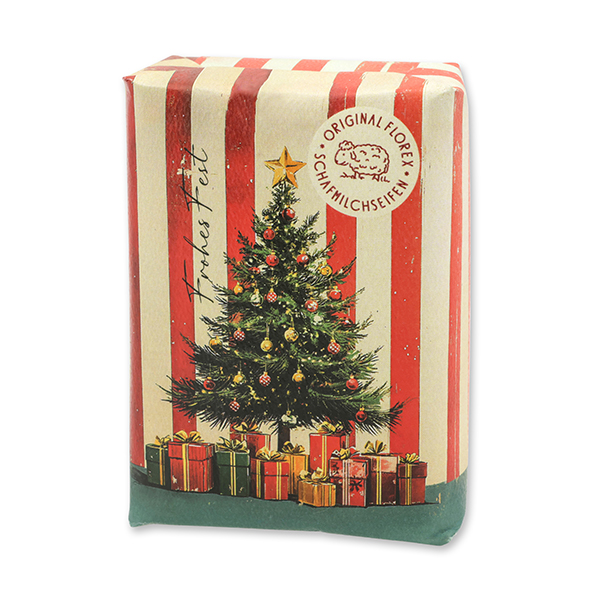 Sheep milk soap 150g "Colourful Holidays motif 11", Pomegranate 