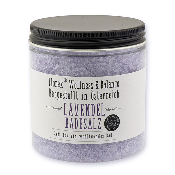 Badesalz 300g "Aus Liebe zur Tradition", Lavendel 