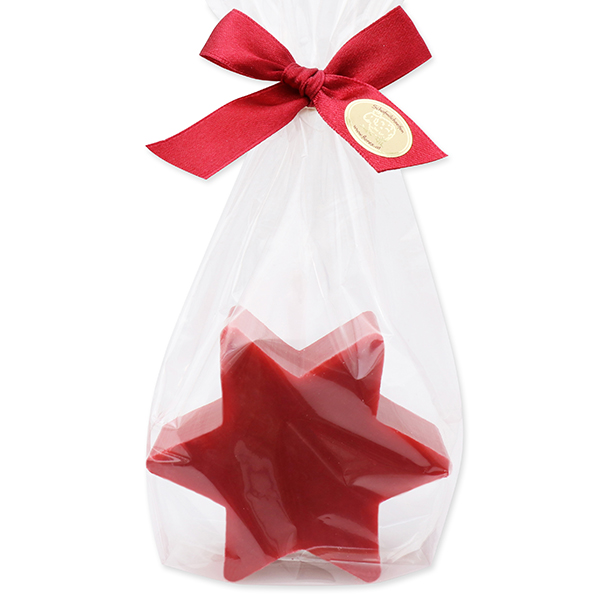 Schafmilchseife Stern 80g, in Cello, Winterzauber 