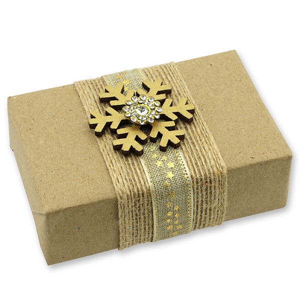 Schafmilchseife eckig 150g"Geschenkpäckchen", Zirbe 