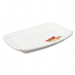 Seifenschale Porzellan eckig mit Glocke 