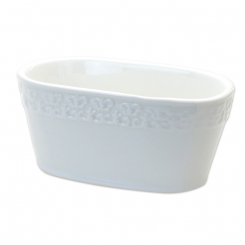 Porzellan Kübel mit Henkel 8x7,5cm 