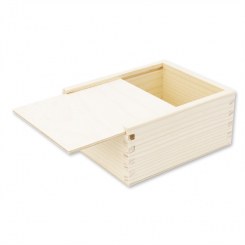 Holzkisterl mit Schiebedeckel 