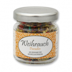 Incense mix 25g in a glass jar, "Paradies" 