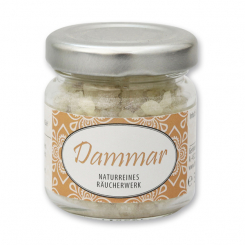 Incense 30g in a glass jar, "Dammar" 