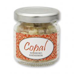 Incense 30g in a glass jar, "Copal" 