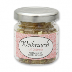 Incense mix 30g in a glass jar, Incense with myrrh 