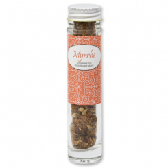 Myrrh 35g in a high glass jar, Pure Myrrh 