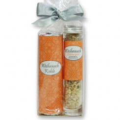 Räucherset in Cello, Weihrauch Eritrea grob 