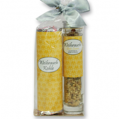 Incense set in a cellophane bag, Incense mix "Gute Laune" 