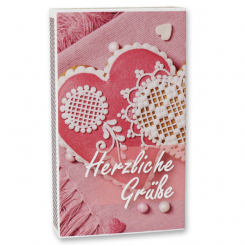 Matches big, "Herzliche Grüße" 