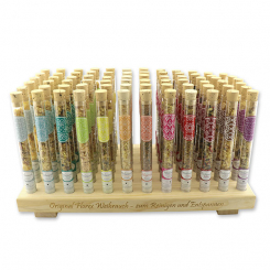 Incense wooden stand with laser engraving 21x39x2,5cm, filled 