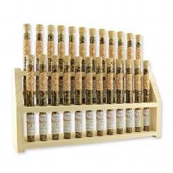 Aufsteller Holz befüllt mit Weihrauchmischung 18g in der Phiole, Paradies 