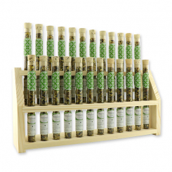 Aufsteller Holz befüllt mit Weihrauchmischung 18g in der Phiole, Dominus 