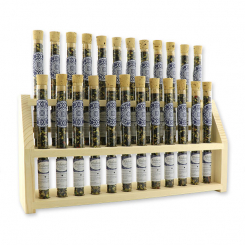 Aufsteller Holz befüllt mit Weihrauchmischung 18g in der Phiole, Arabisch dunkel 