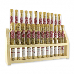 Aufsteller Holz befüllt mit Weihrauchmischung 18g in der Phiole, Winterzeit 