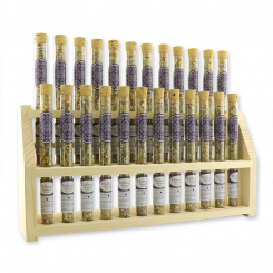 Aufsteller Holz befüllt mit Weihrauchmischung 18g in der Phiole, Rauhnacht 