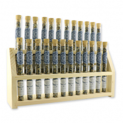 Aufsteller Holz befüllt mit Weihrauchmischung 18g in der Phiole, Seelenglück 