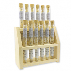 Aufsteller Holz befüllt mit Weihrauch 16g in der Phiole, Oman Premium "Hojari" 