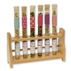 Weihrauch Holzaufsteller 21x5,5x12cm, mit 6 Stück befüllt 