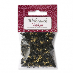 Incense mix 25g in a cellophane bag with a card, "Vatikan" 