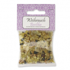 Incense mix 25g in a cellophane bag with a card, "Basilika" 