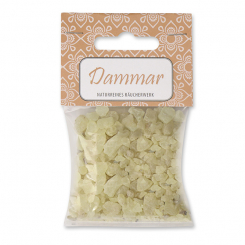 Incense 25g in a cellophane bag with a card, "Dammar" 