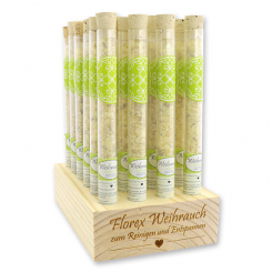 Aufsteller Holz befüllt mit Weihrauchmischung 18g in der Phiole, Cathedral 