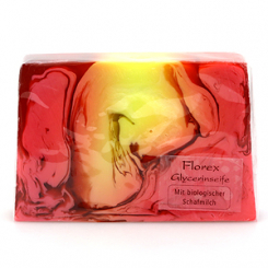 Handmade glycerin-soap 90g in cello, italian promenade 