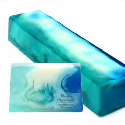 Handgemachter Glycerinseifen Strang ca. 1,80kg, Blue Diamond 