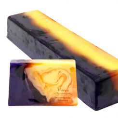 Handmade glycerin-soap block ca. 1,80kg, passion flower 
