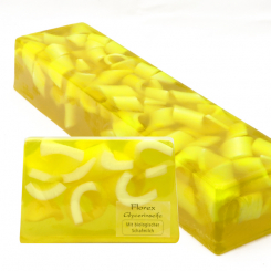 Handmade glycerin-soap block ca. 1,80kg, lemon 