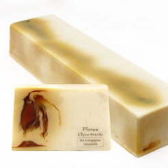 Handmade glycerin-soap block ca. 1,80kg, Coconut 