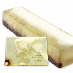 Handmade glycerin-soap block ca. 1,80kg, almond oil 