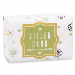 Schafmilchseife 100g "Vielen Dank", Wiesenblume 