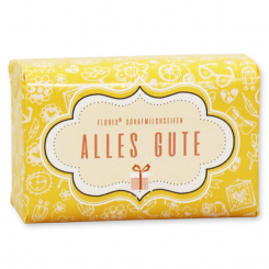 Sheep milk soap 100g "Alles Gute", Lemon 
