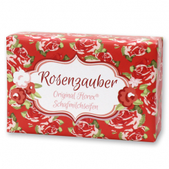 Sheep milk soap 150g "Rosenzauber", Rose 